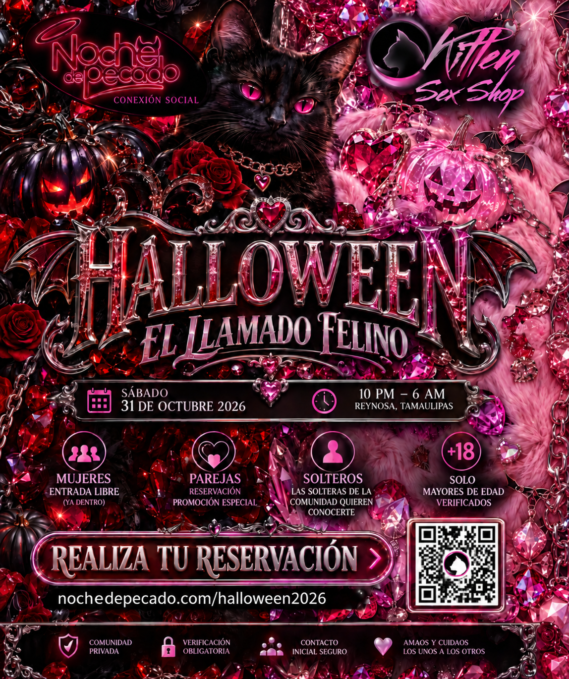Flyer Halloween — El Llamado Felino
